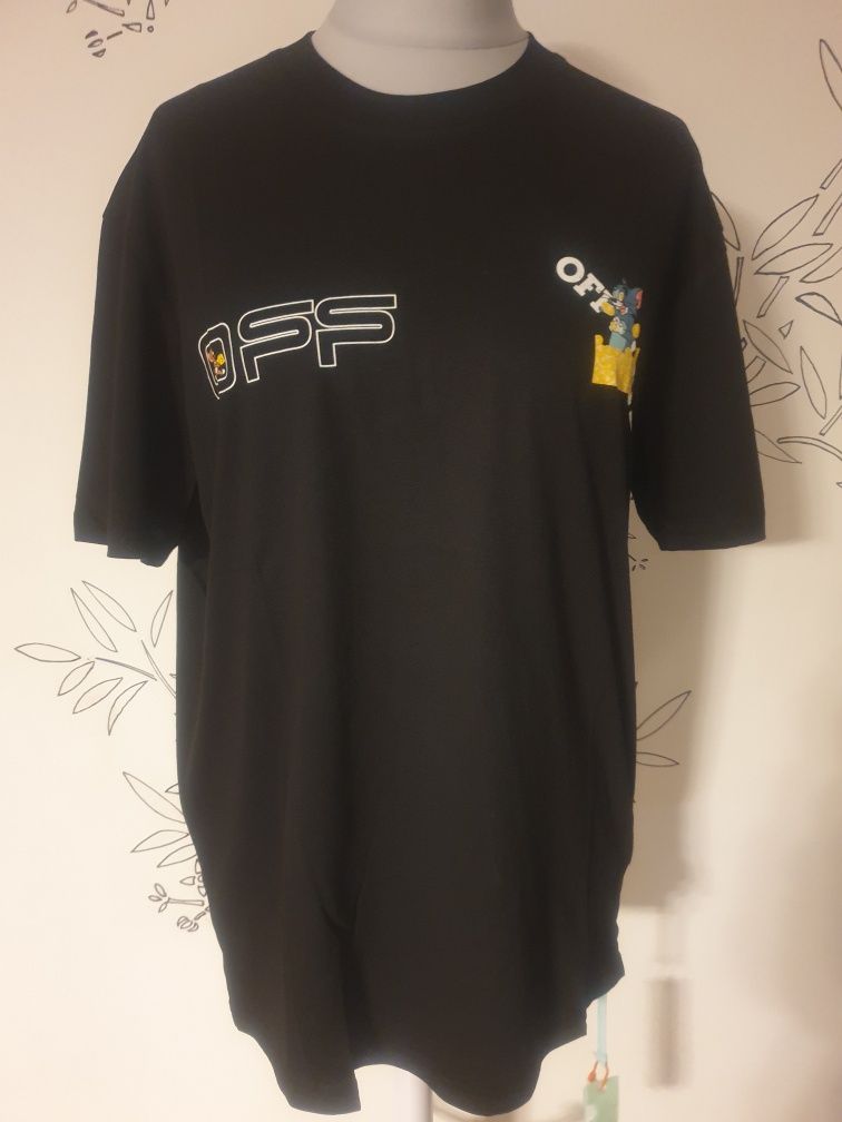 Off-White Nike koszulka t-shirt Tom&Jerry czarna XXL