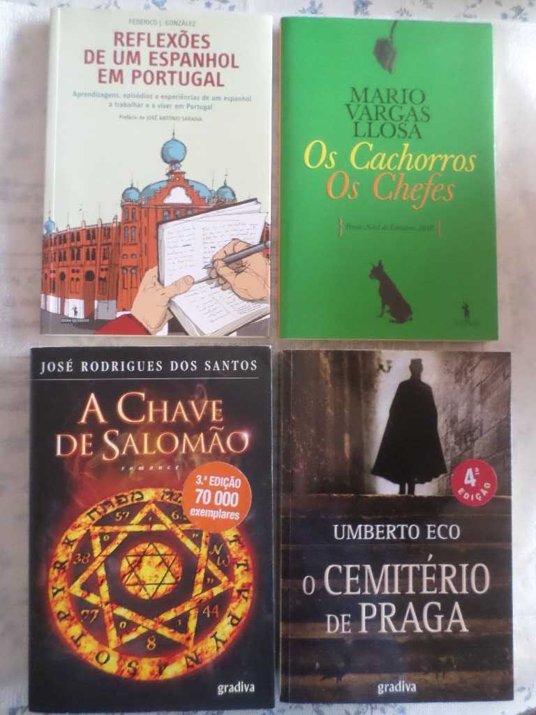 Livros de José Rodrigues dos Santos, clássicos portugueses e outros