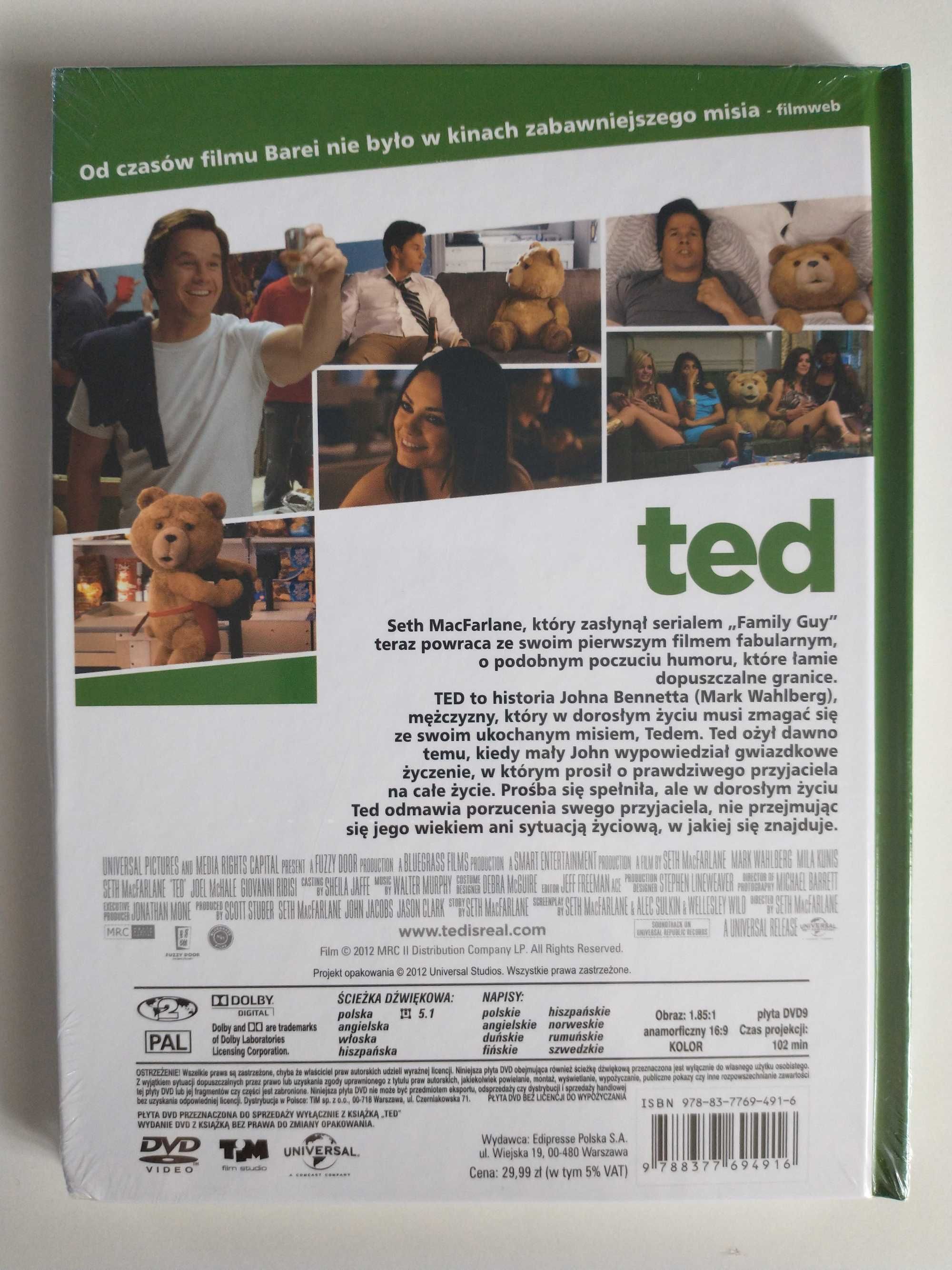 Film DVD Ted 2012 Nowy
