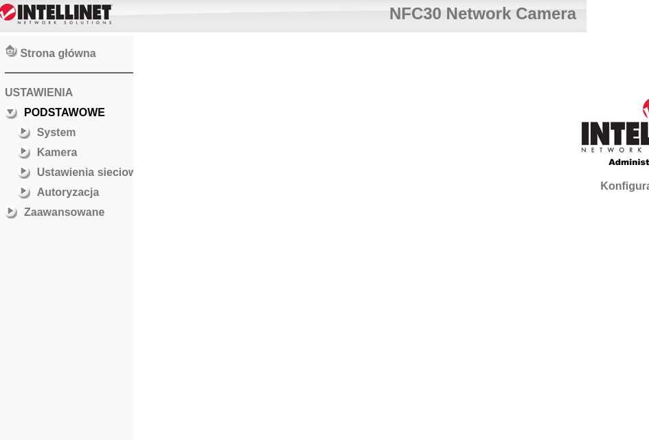 Kamera IP Intellinet NFC30 oryginalne pudełko