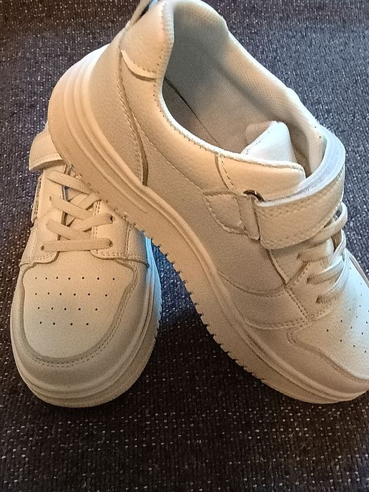 Детские кроссовки из натуральной кожи, 34 размер