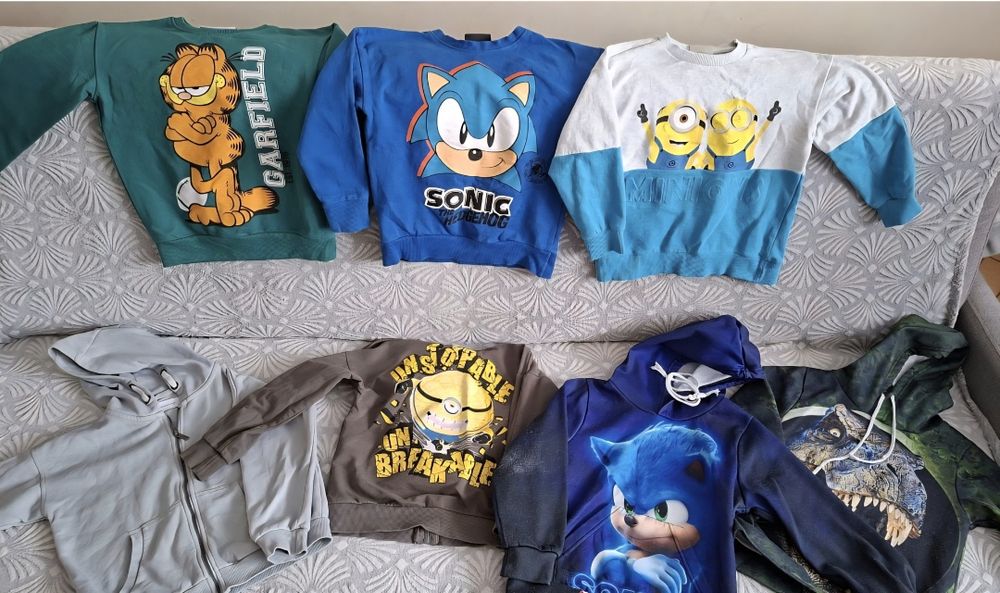 Duża paka ubrań dla chłopca rozmiar 128 ( około 60 szt)