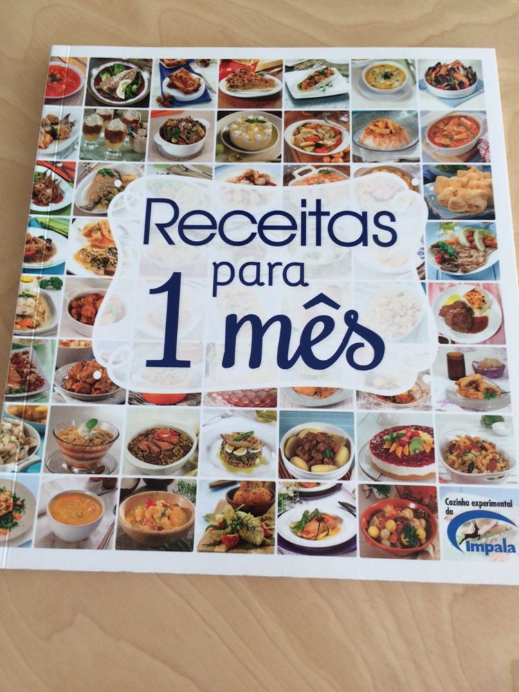 Livro Receitas para 1 mês Culinária