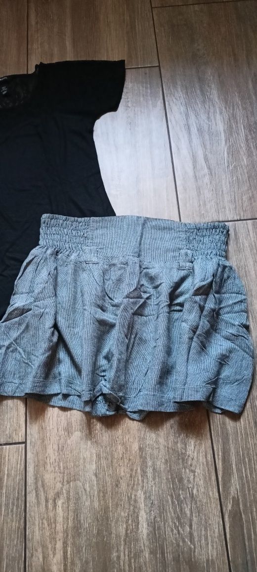 Zestaw spódniczka Stradivarius + bluzka H&M S