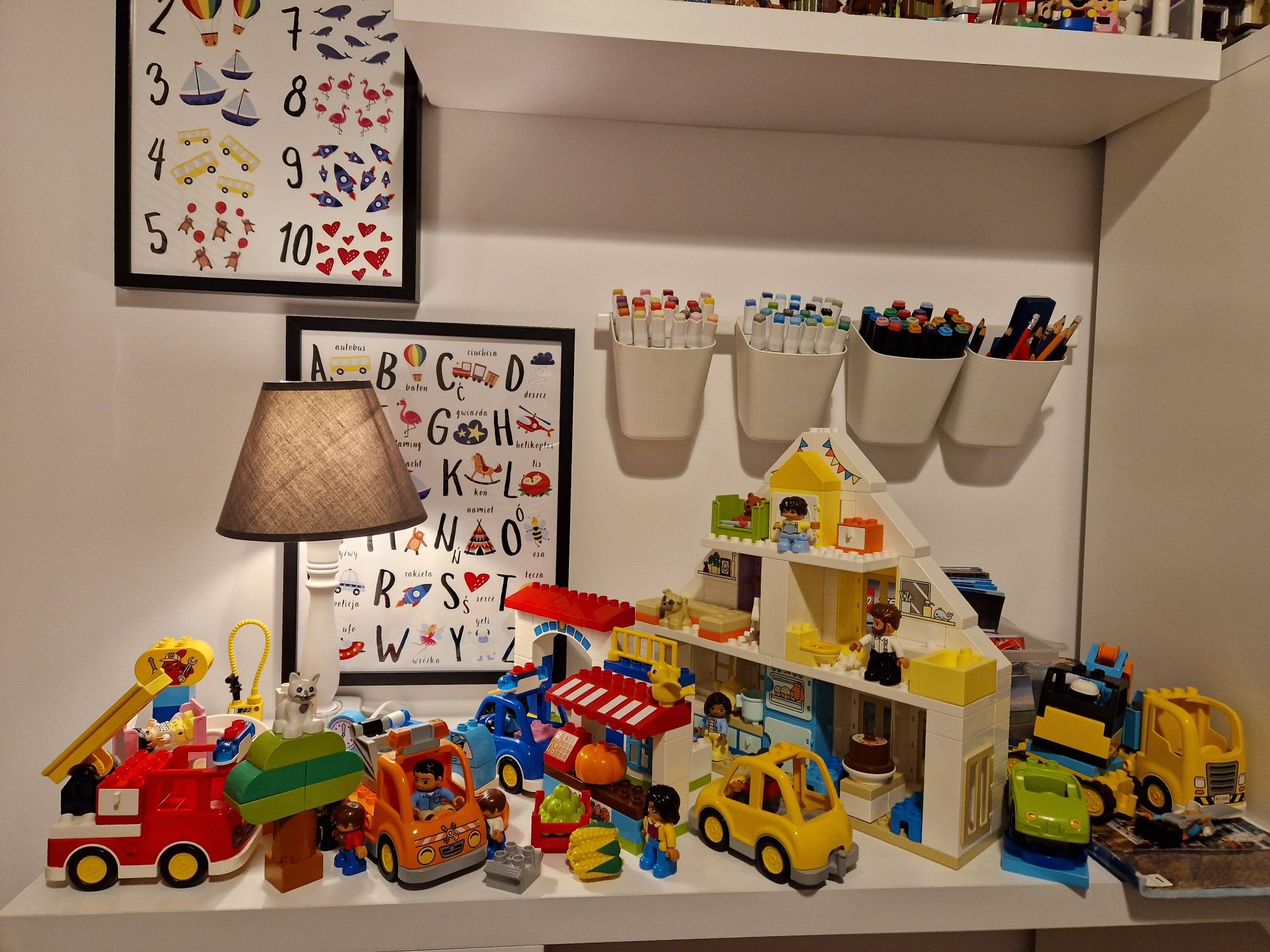 Lego Duplo ciężarówka i koparka gąsienicowa 10980