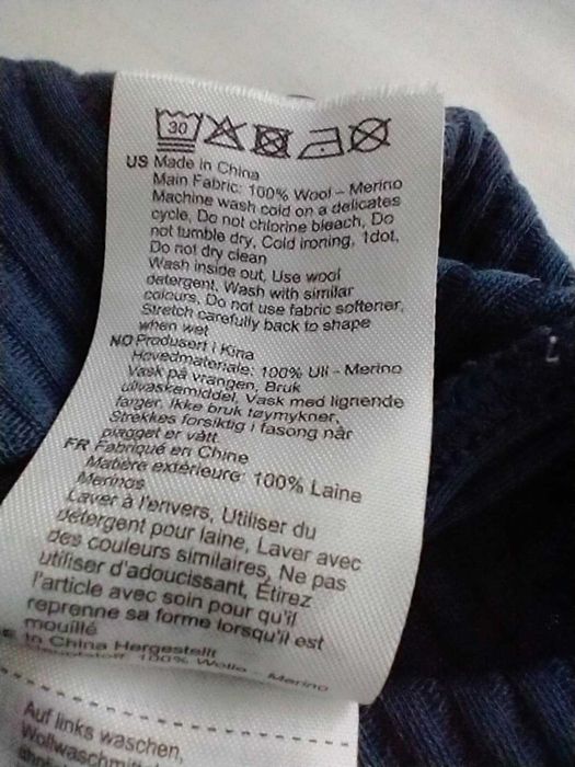 body 100% merino R. 80/86