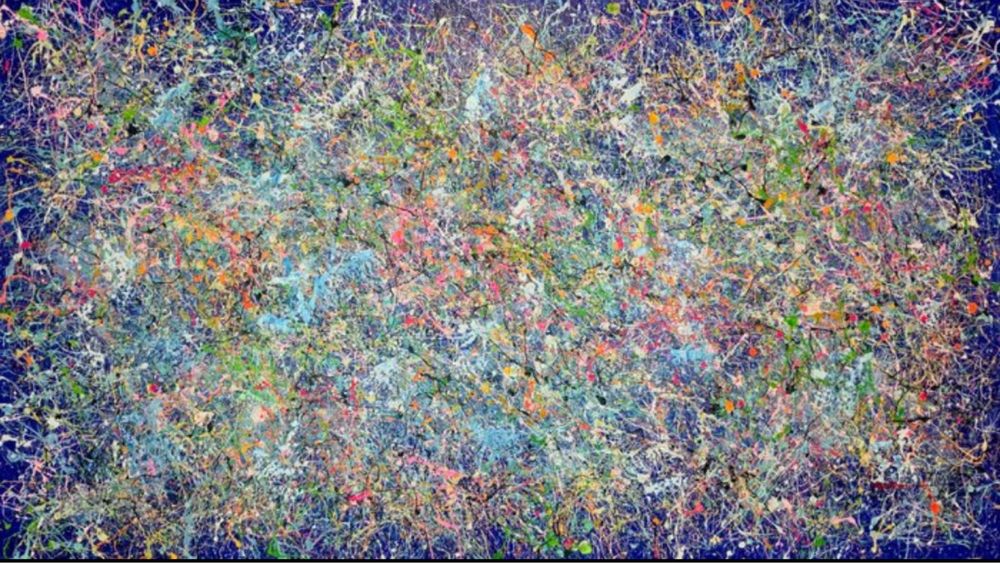 Quadro Pintura “Corais” de Ivanka Matiss 100x175