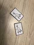Naszywki velcro na żepę do munduru - cena za dwie sztuki