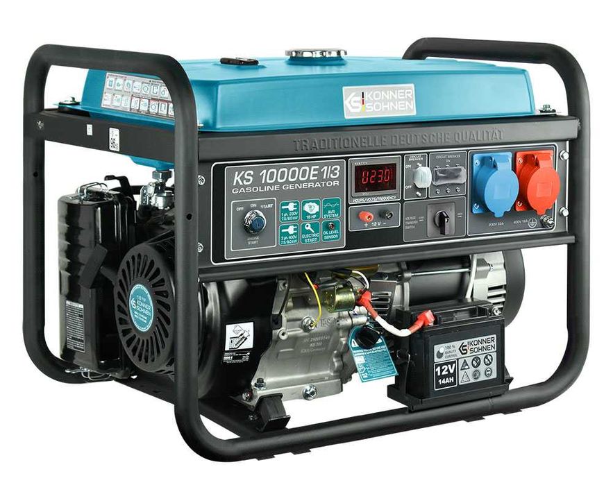 Generator benzynowy "Könner & Söhnen" KS 10000E 1/3 VTS AVR 8000W