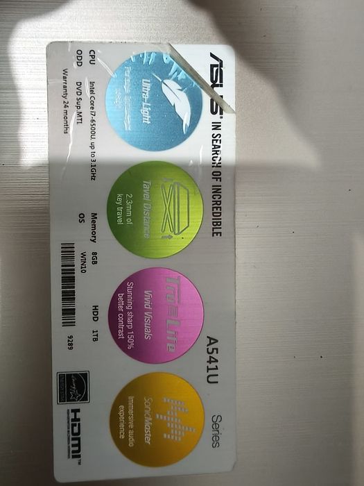 Vendo portátil ASUS bem estimado como novo.