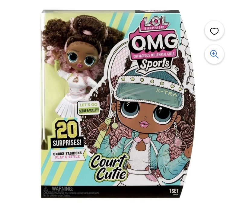 Лялька LOL Surprise OMG Sports Court Cutie ЛОЛ ОМГ Тенісистка