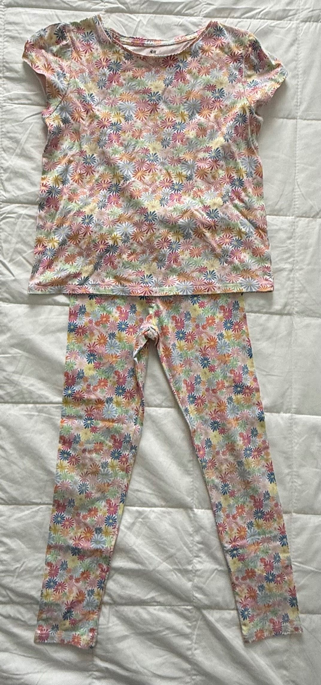 Komplet bluzeczka + legginsy, H&M, 122/128
