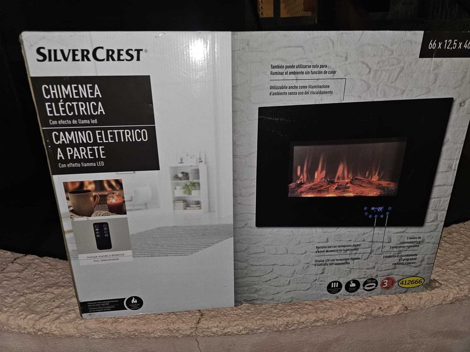 Lareira Elétrica Parede NOVA