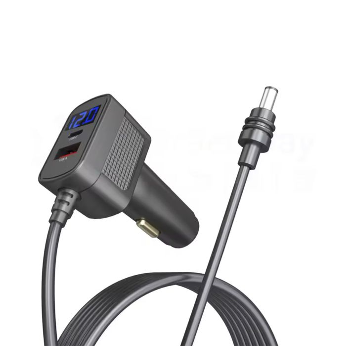Кабель живлення starlink mini  12вольт в прикурювач 3м +2 usb