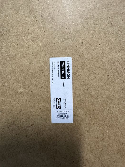 Stół Ikea z blatem Linnmon 100x60cm nogi Olov regulowane białe