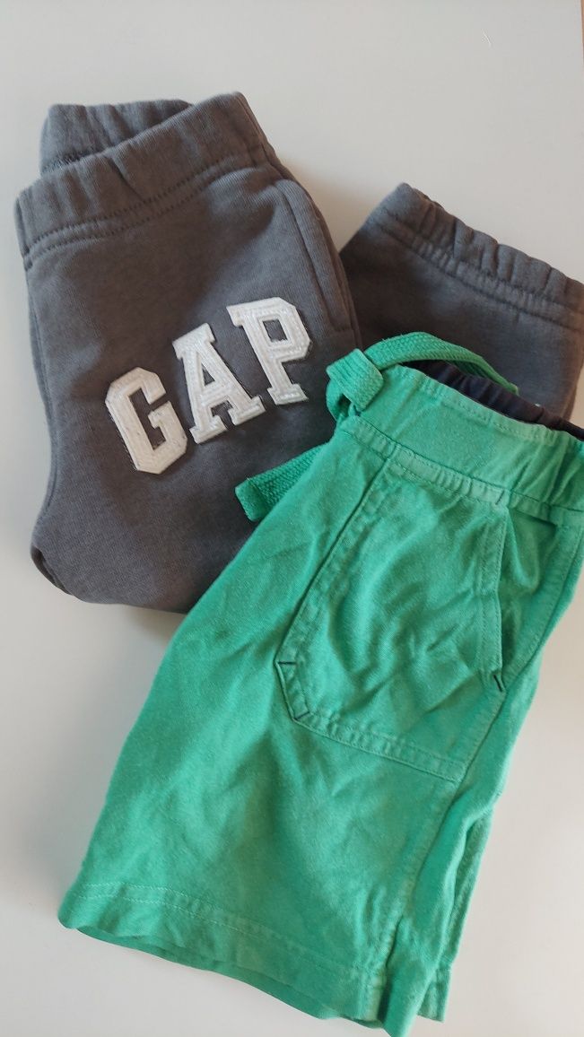 GAP nowe, mega spodenki joggers cotton r 9-12 m/74- 80 + gratis