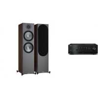 Yamah R-N800A + Monitor Audio Bronze 500 (orzech)