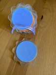 conjunto de bases para copos coloridos
