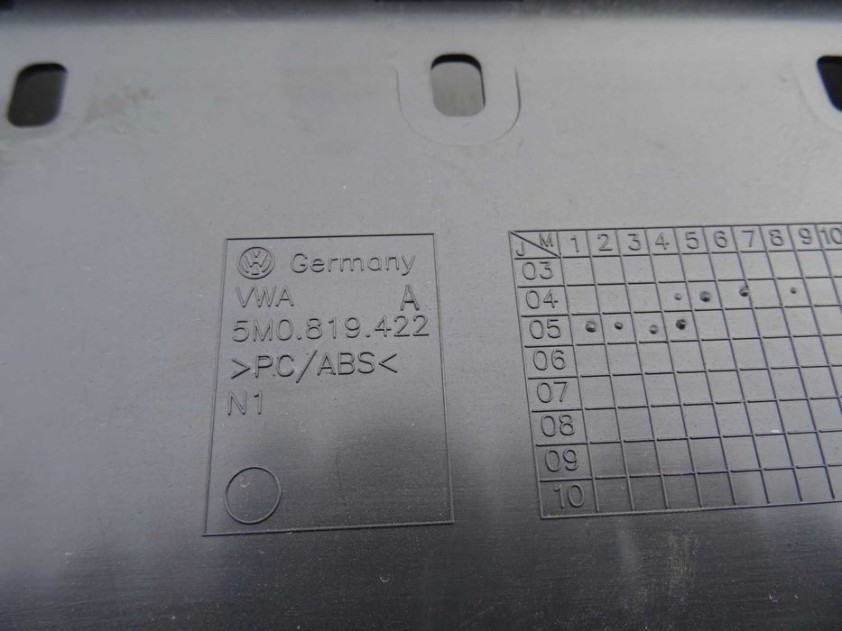 Ramka Panelu Klimatyzacji Vw Golf V 5 Plus