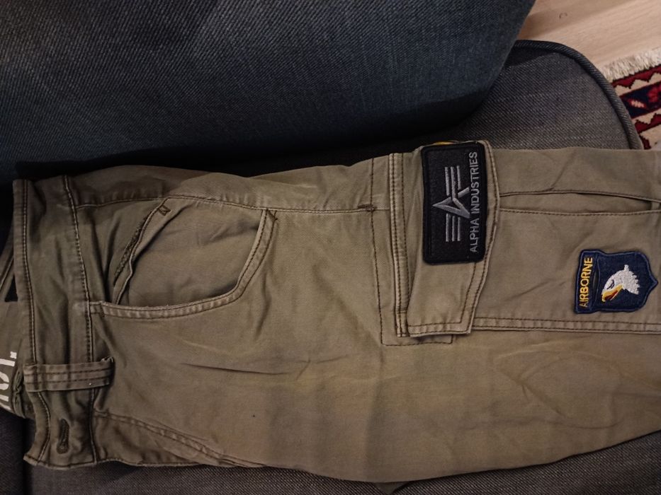 Spodnie bojówki Alpha Industries 31 rozmiar