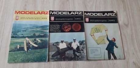 3 szt. czasopisma Modelarz 1972 I 1978