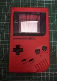 Carcaça game boy clássico Dmg 01 vermelho