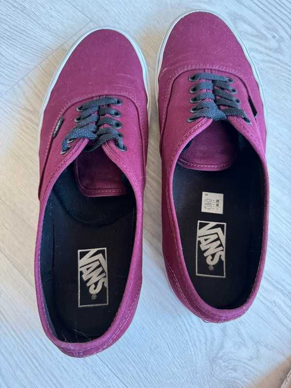 Bordowe Vans Authentic 45 11,5