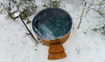 Balia ogrodowa Premium | gorąca beczka ruska bania hot tube jacuzzi