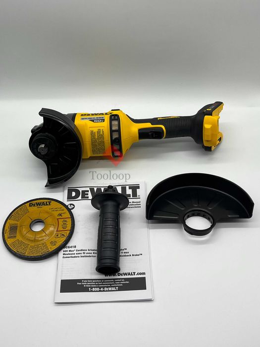 DEWALT DCG418 Аккумуляторная бесщеточная болгарка 115-150мм \Новая !!!