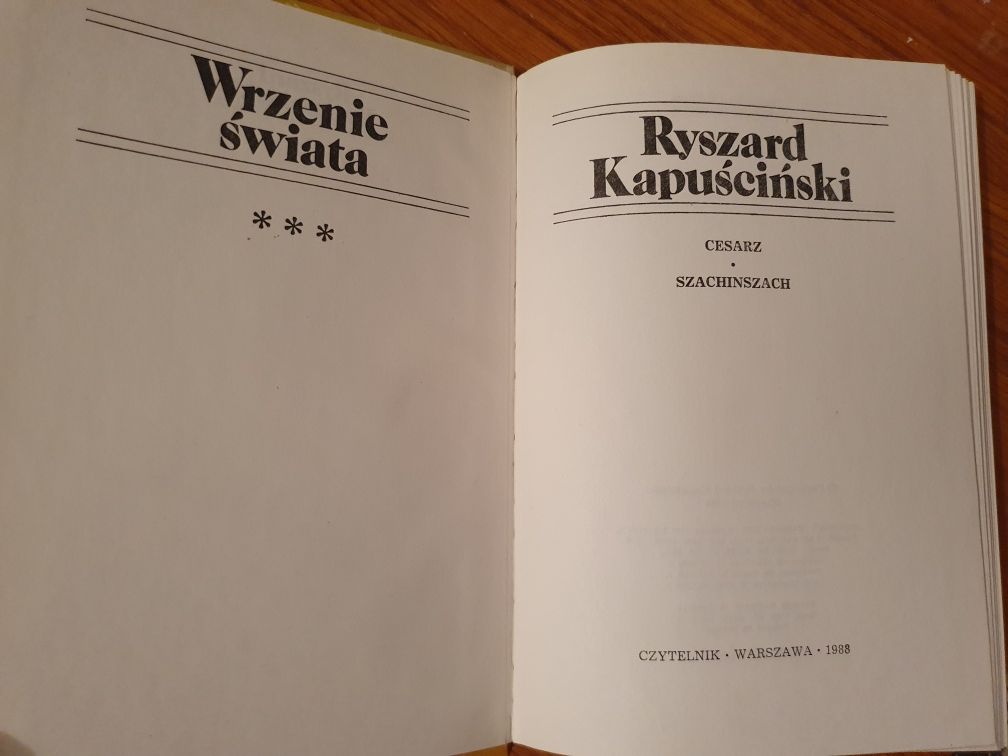 Cesarz, Szachinszach - Ryszard Kapuściński