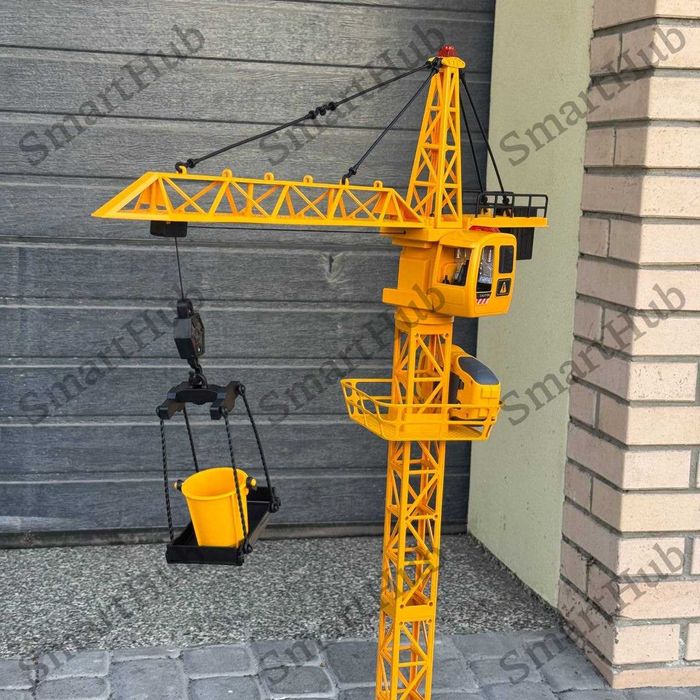 Кран на радіоупарвлінні 99 см Іграшка кран на пульту на радіокеруванні