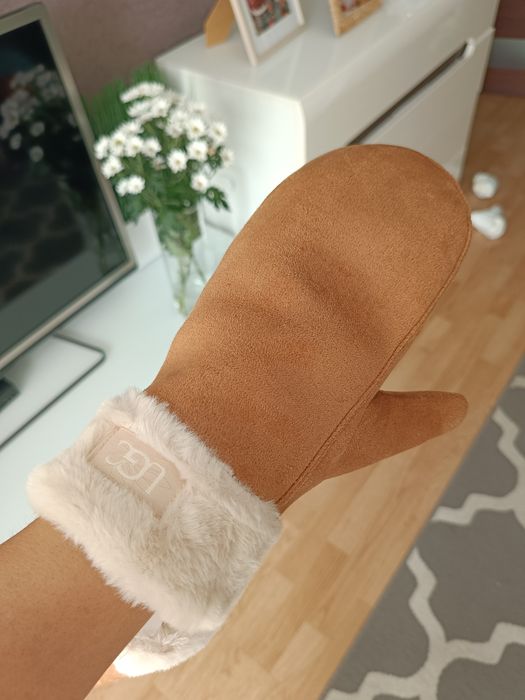 Nowe rękawiczki damskie karmel