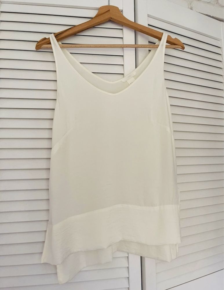 Rewelacyjny kremowy top satynowy H&M 34 xs