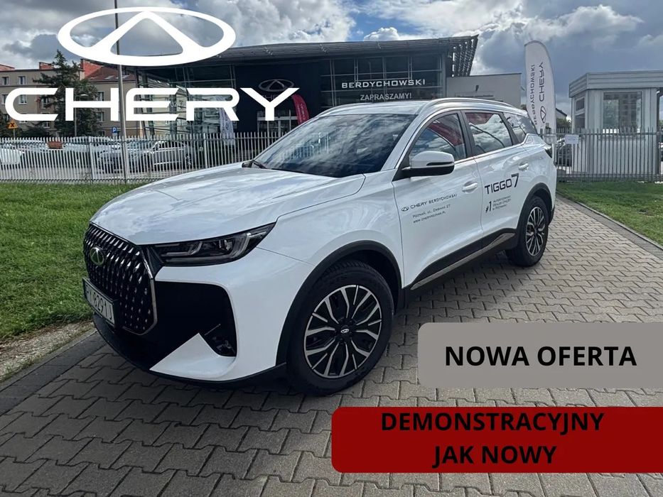 Chery Tiggo 7 Demonstracyjny jak NOWY - Minimalny przebieg