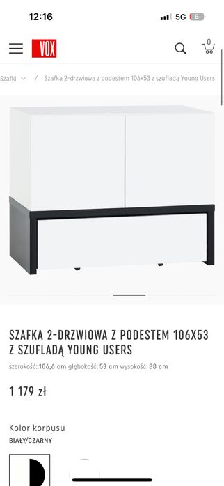 Szafka, Komoda VOX Young Users