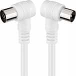 kabel telewizyjny 1,5 metra full hd kabel koncentryczny kąt 90 stopni