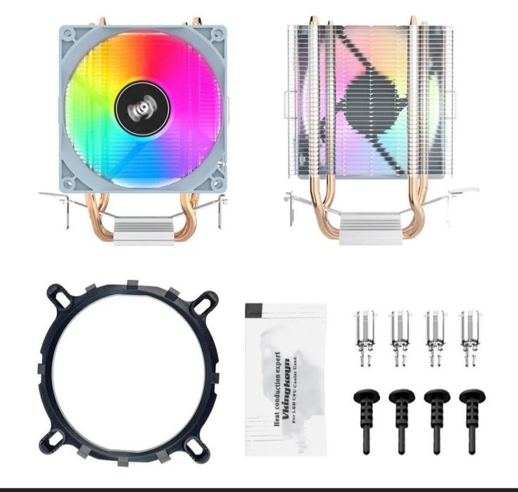 Chłodzenie Procesora AIGO ICE 200PRO RGB | Intel AMD | Nowe Radiator