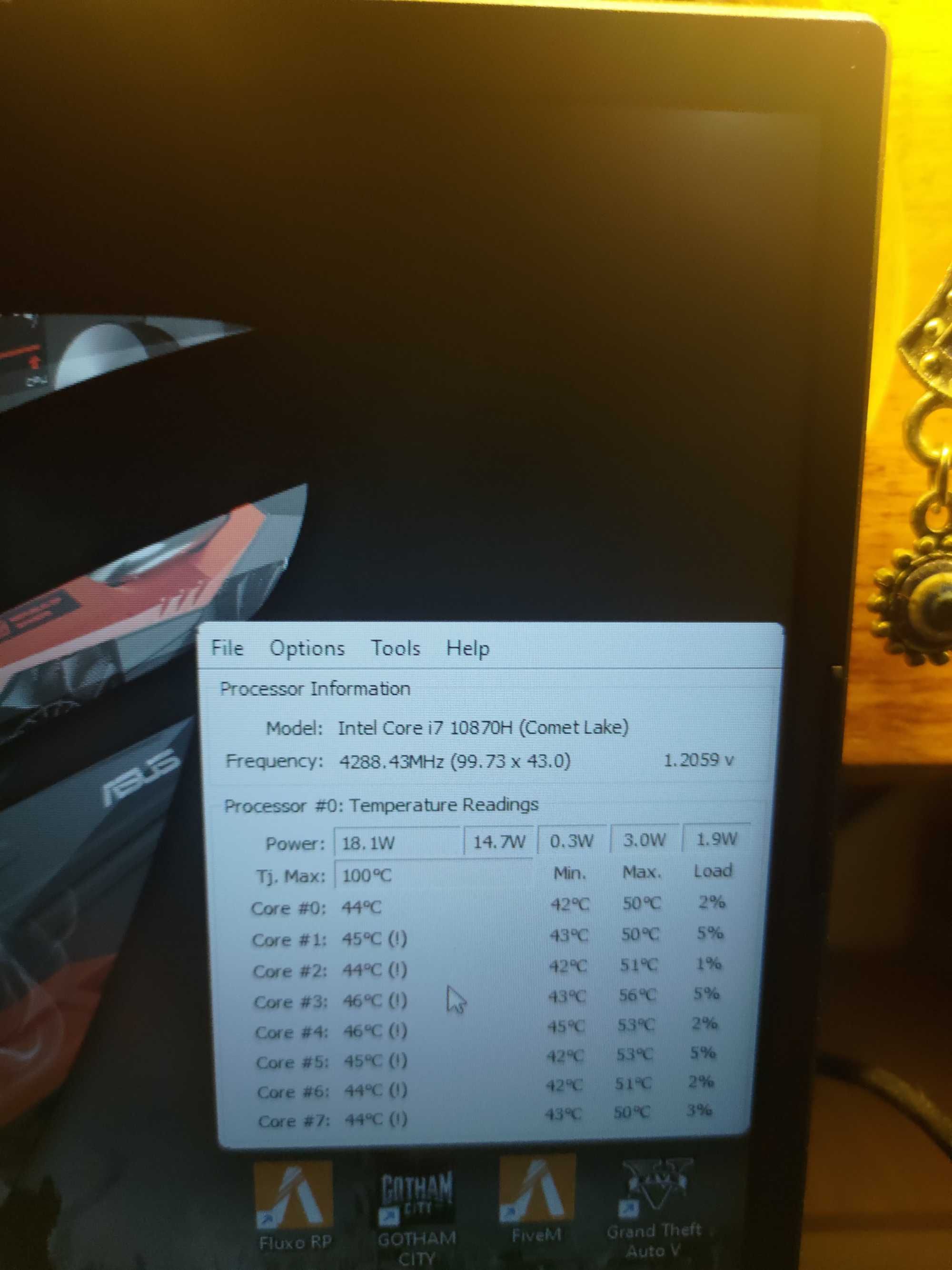 Asus Rog Strix G15 G512LV  i7-10870H  40GB RAM