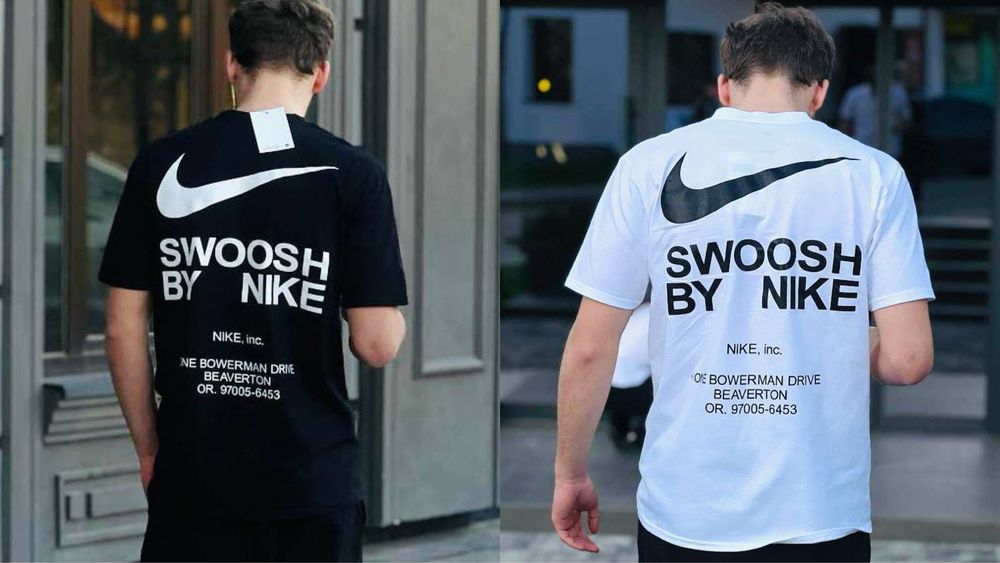 ‼️АКЦИЯ‼️ Футболка Nike big swoosh | Мужская футболка Найк