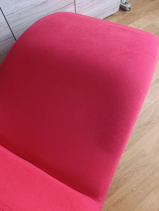 Fotel szezlong czerwony