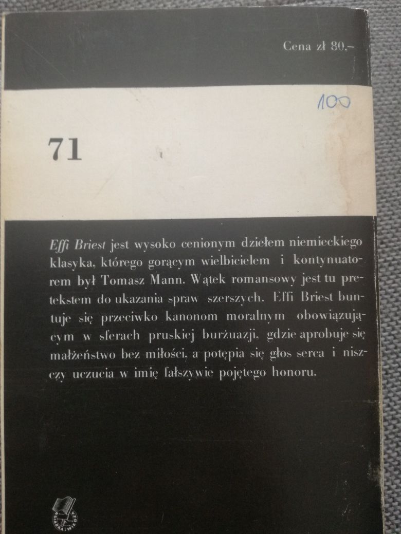 Wędrówki z moim guru, pod zawianym kaczorem, effi briest 1981 rok PRL