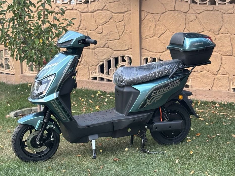 Електроскутер Corso Condor 1500W 72V/30Ah батареї ЛІТІЙ-ЗАЛІЗО-ФОС