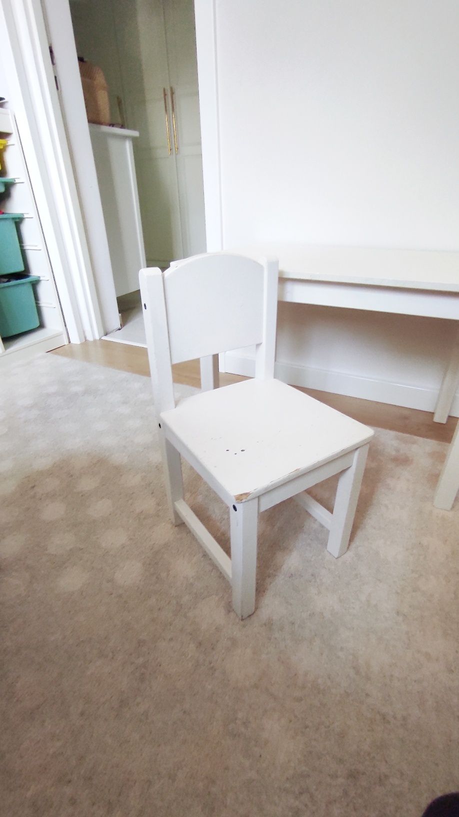 Stolik i krzesło Ikea Sundvik