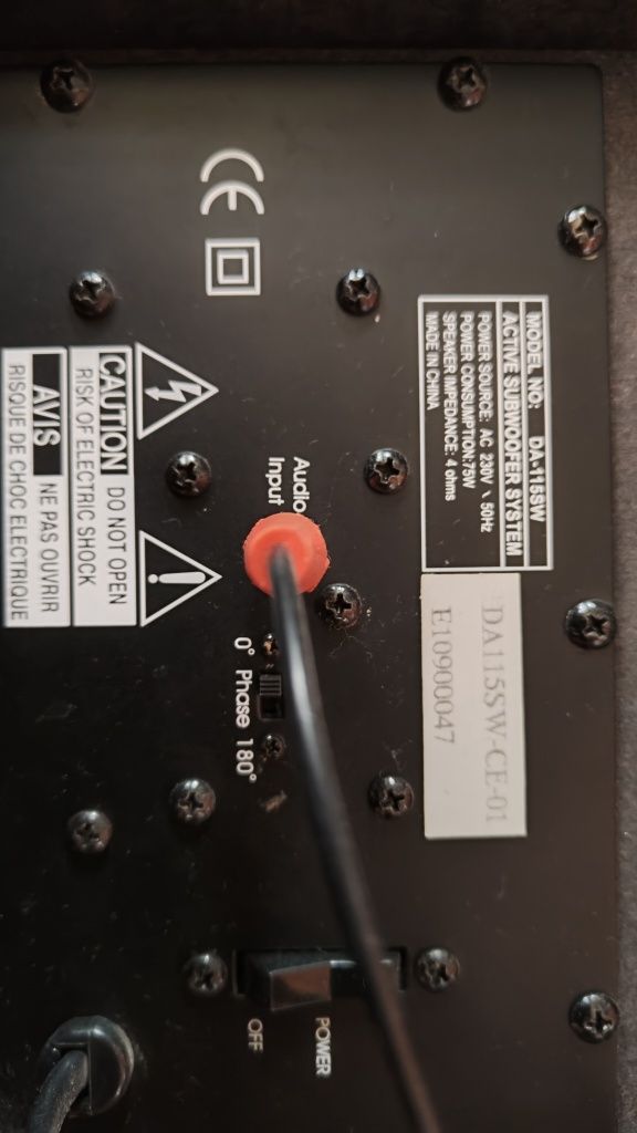 Subwoofer sprawny 4 om