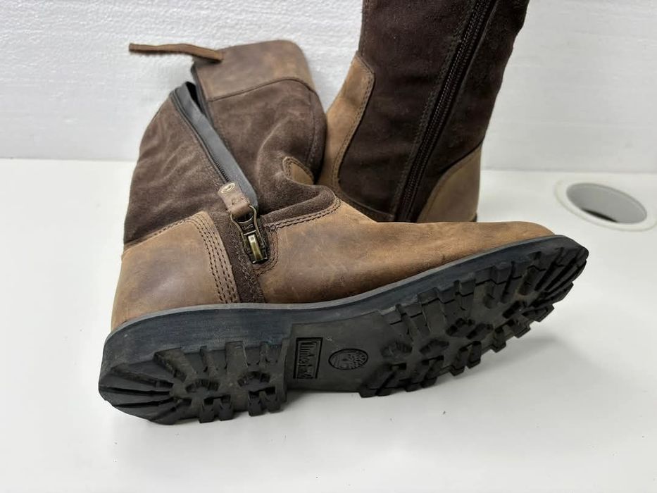 Kozaki skórzane delikatnie ocieplane Timberland Rozmiar 36