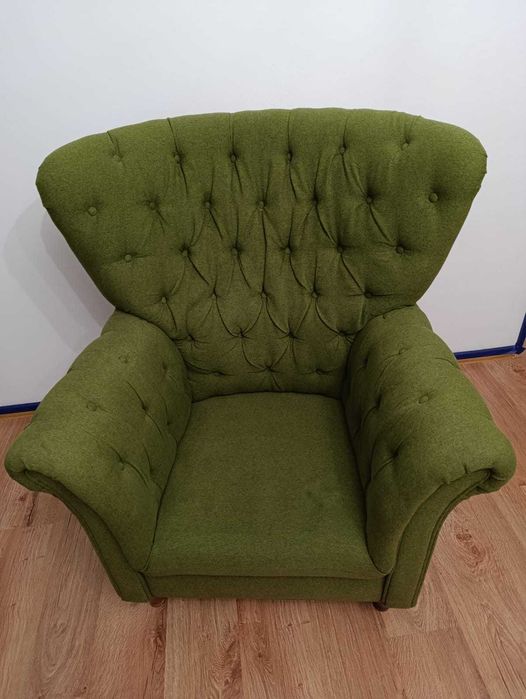 Zielony Fotel BRW