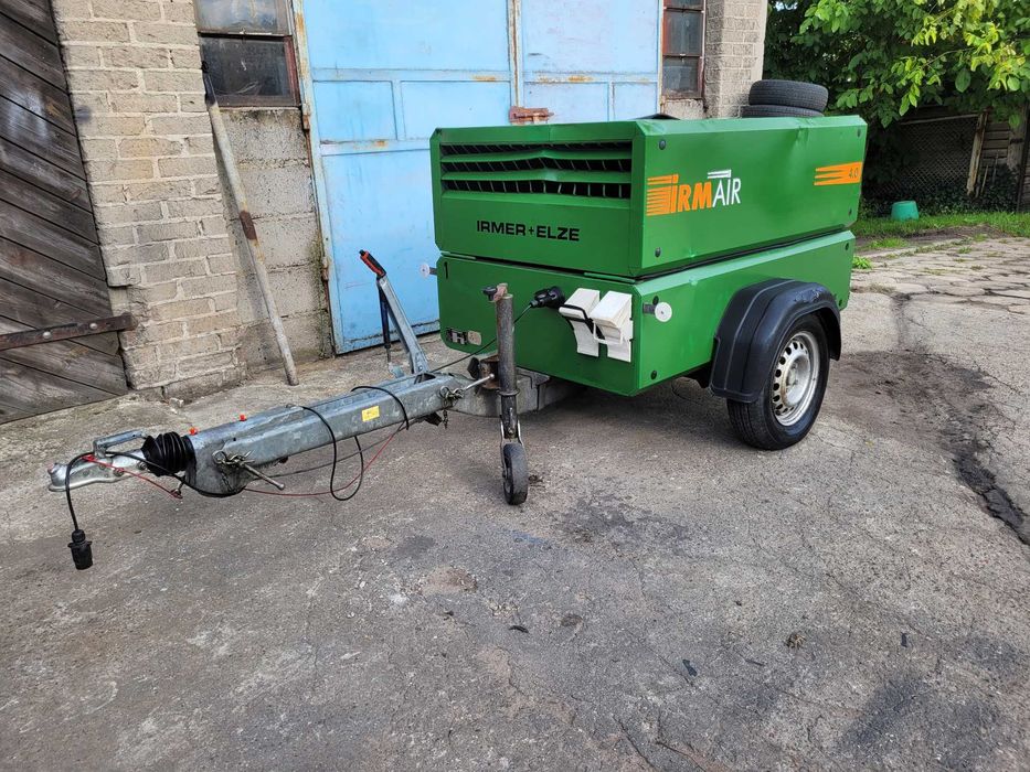 Sprężarka Śrubowa Spalinowa Irmer Elze Irmair 4.1m3 10 Bar Po Serwisie