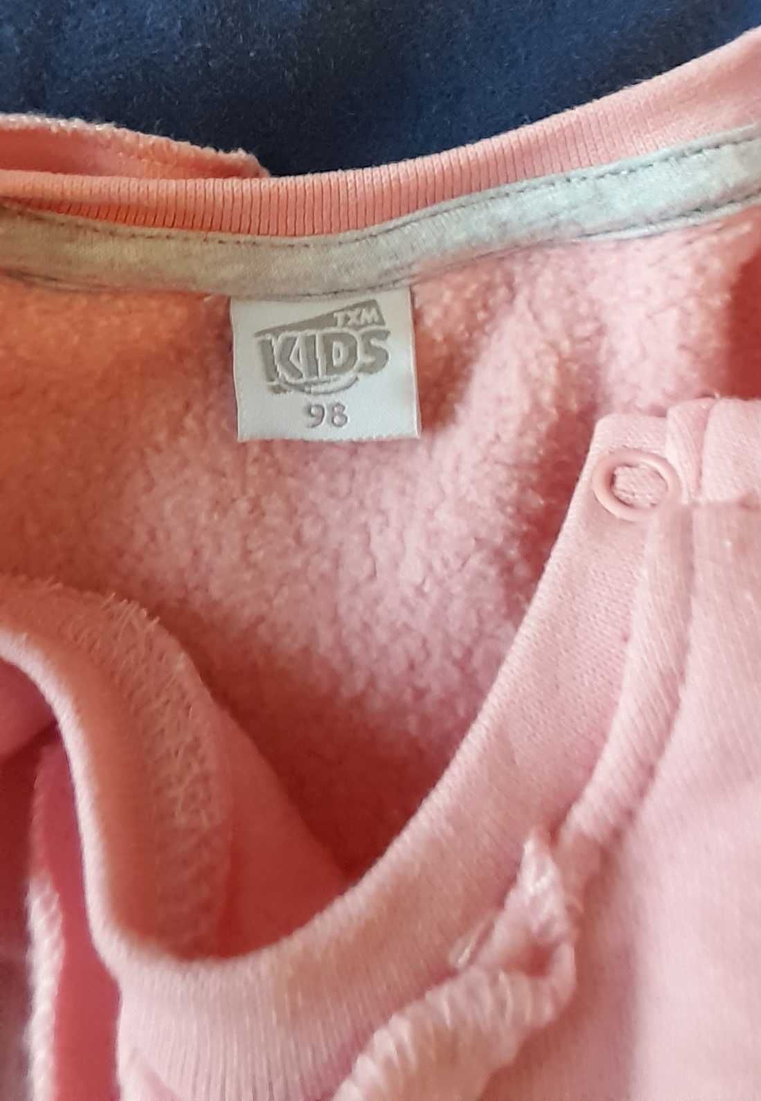 Nowa różowa bluza dla dziewczynki 98 TXM Kids gratis druga bluza!