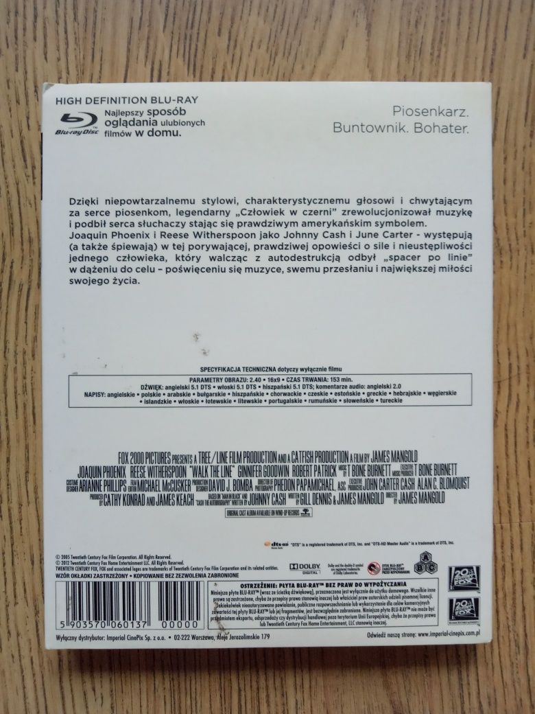 Spacer po linie bluray Slipcover Slipcase Obwoluta Kartonik Pokrowie
