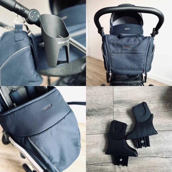 Wózek dziecięcy 2w1 Bebetto Bresso Premium Class